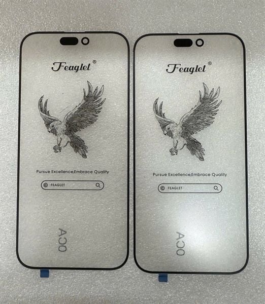 Kính Liền Keo Iphone 16 Pro Max Đen ( Zin Đại Bàng )