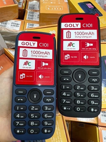 Điện Thoại GOLY C101 4G - new hãng- BH 12T -pin 5C