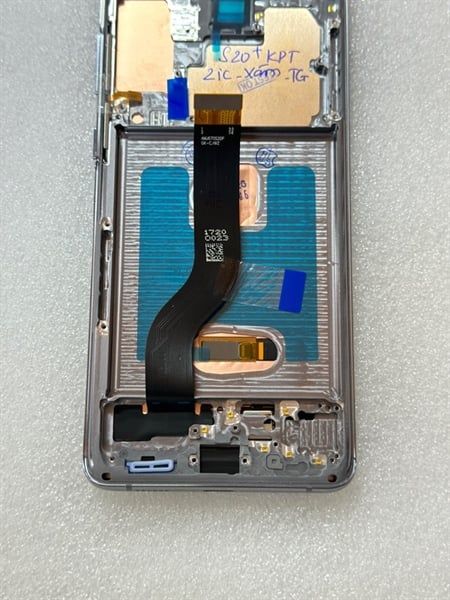 Màn Hình Samsung S20 Plus/ S20+ / G985F- 2ic/ OLED- Khung- Phôi To (cong) - Xám