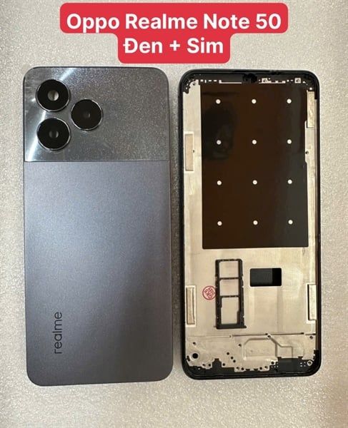 Vỏ Bộ Oppo Realme Note 50 Zin - Đen (+ Sim)