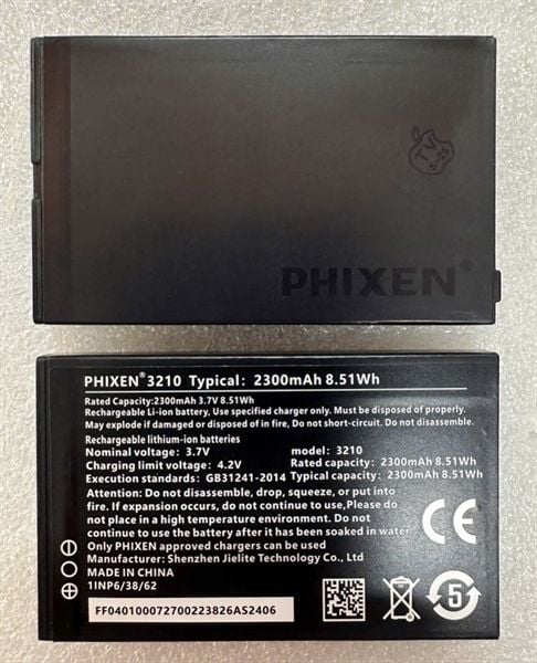 Pin Phixen 3210 2300mAh