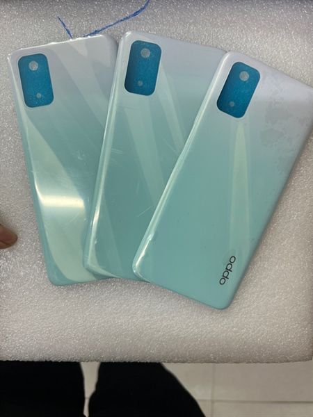 Lưng Oppo A52/ A92 2020 Xanh Trắng