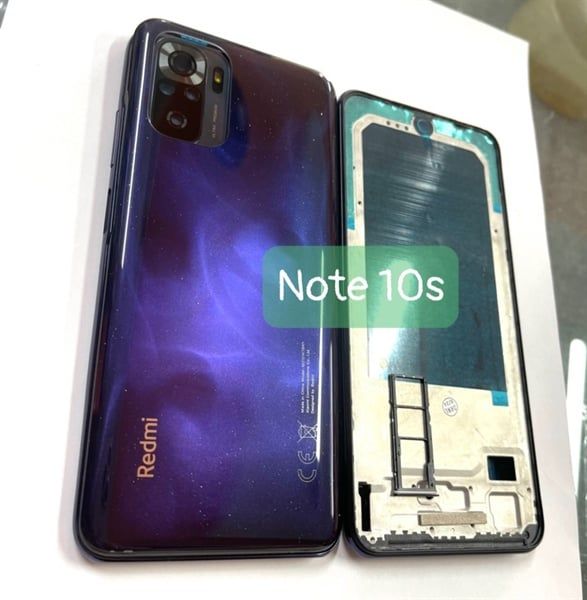 Vỏ Bộ Xiaomi Redmi Note 10S Đen Tím Zin