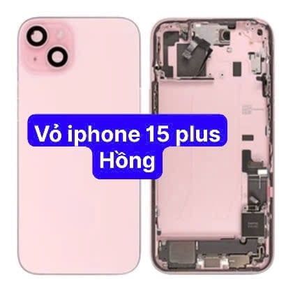 Lưng Iphone 15 Plus Zin Hồng ( + cam + sạc không dây )