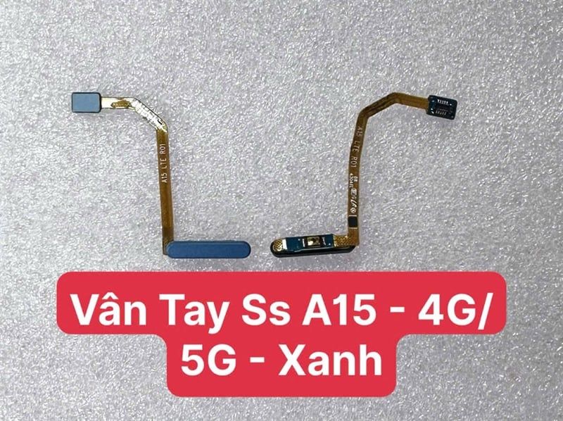 Vân Tay Samsung A15 Zin - 4G/5G - Xanh ( dùng được vân)
