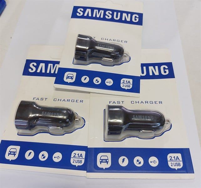 Cóc Sạc Ôtô Samsung 2 usb 2.1A