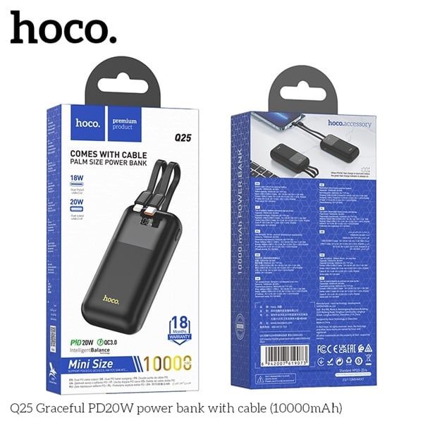 Pin Dự Phòng Hoco Q25 - PD20W - 10000MAH