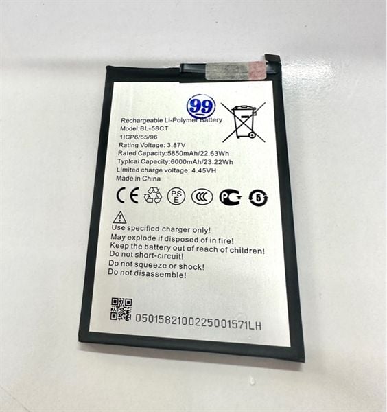 Pin TECNO BL -58CT / Spark 7 / Spark 7T / Pova Neo - 6000mAh