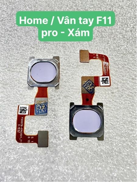 Cáp Home Vân Tay Oppo F11 Pro - Tím