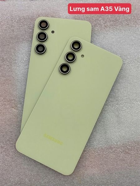 Lưng Samsung A35 Vàng + Kc