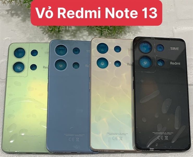 Vỏ Bộ Xiaomi Redmi Note 13 4G Xanh Đen Zin