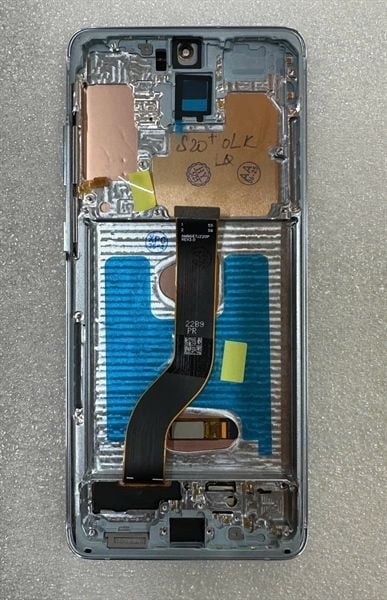 Màn Hình Samsung S20 Plus / S20+ / G985F - 2ic - Oled - Khung Phôi To - Xanh ( màn cong )