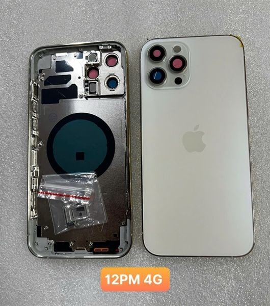 Vỏ Bộ Iphone 12 Pro max 4G Zin - Trắng