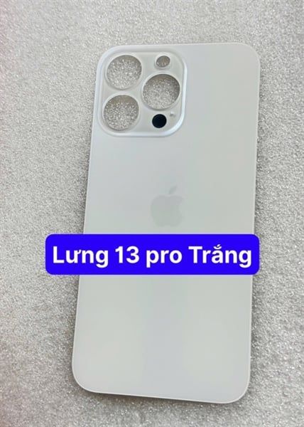 Lưng Iphone 13 Pro Zin - Trắng