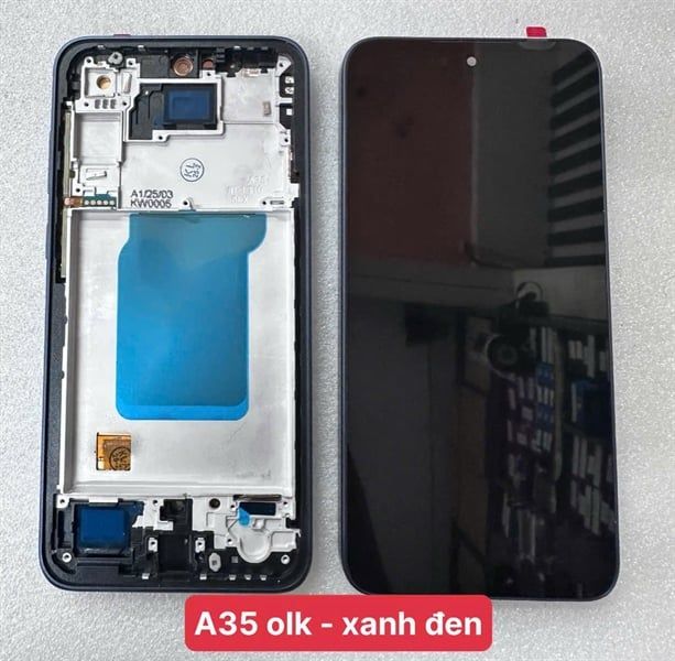 Màn Hình Samsung A35 / A356 Oled / 2ic Khung Phôi To - Xanh Đen