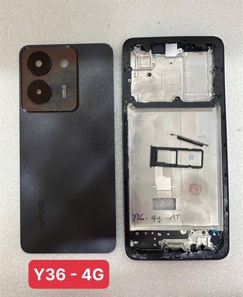 Vỏ Bộ Vivo Y36 4G Đen Zin