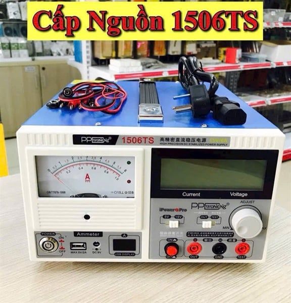 Máy Cấp Nguồn T1506TS - PPwoneng -15V 6A