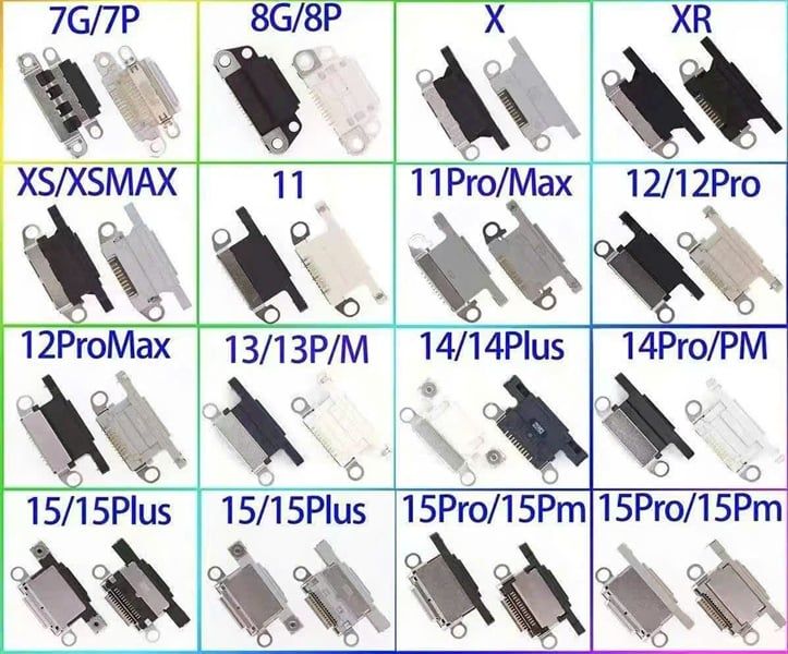 Chân Sạc Rời Iphone - 13 (sl5-5/10-7/50-10)