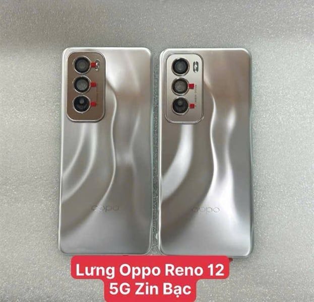Lưng Oppo Reno 12 5G Zin - Bạc ( có KC)
