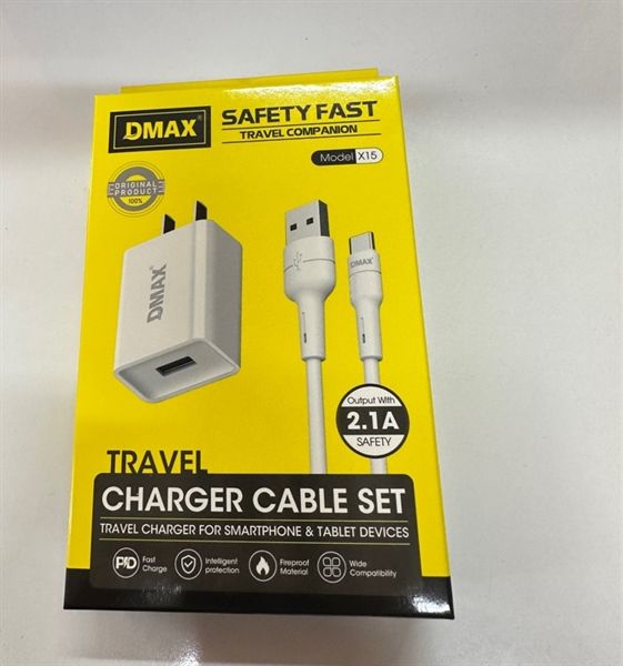 Bộ Sạc Dmax X15 - USB.C - Type C - 2.1A (sl10-1/20-2/50-5)