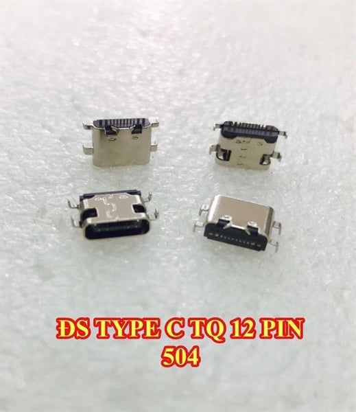 Chân Sạc TQ Type C 504 Pin