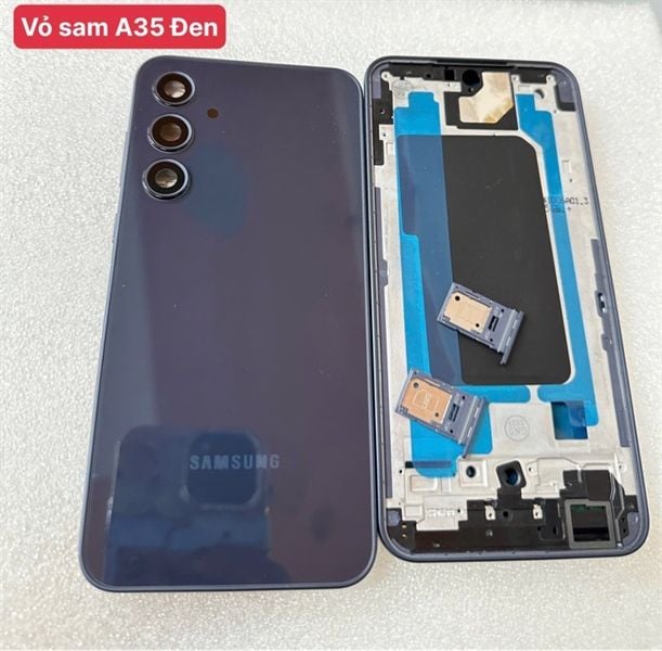 Vỏ Bộ Samsung A35 Đen + Sim