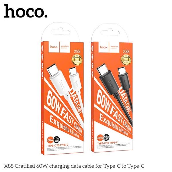 Cáp Sạc C2C - Samsung - Hoco X88 - 1m (sl20-1/30-2/50-3)