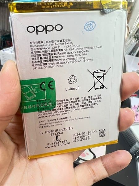 Pin Oppo BLPA21 / 4890mAh