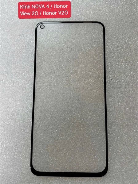 Kính Liền Keo Huawei Nova 4 / Honor View 20 / Honor V20 Đen
