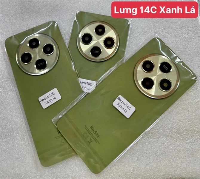 Lưng Xiaomi Redmi 14C Xanh Lá + KC