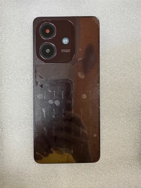 Lưng Oppo A3/ A3X 4G - Đỏ Tím + KC