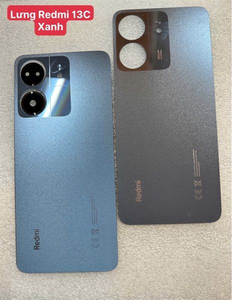 Lưng Xiaomi Redmi 13C Xanh Dương + Kc