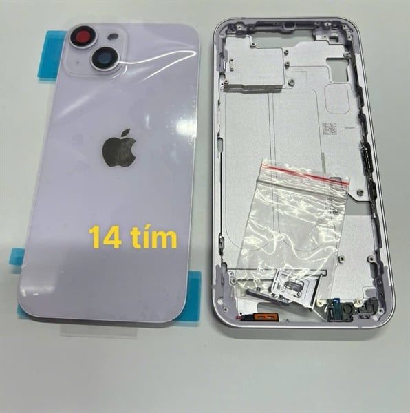 Vỏ Bộ Iphone 14 Zin - Tím