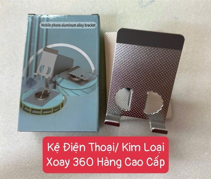Giá Đỡ Điện Thoại / Ipad Kim Loại Xoay 360 Độ