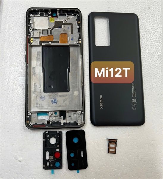 Vỏ Bộ Xiaomi Mi 12T / Mi 12T pro / Redmi K50 Ultra Zin - Đen