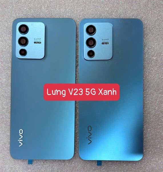 Lưng Vivo V23 5G - Xanh ( + KC )
