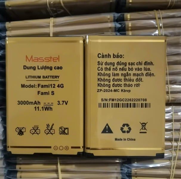 Pin Máy Phím 4G - Masstel Fami 12 - Fami 12 4G - 12S