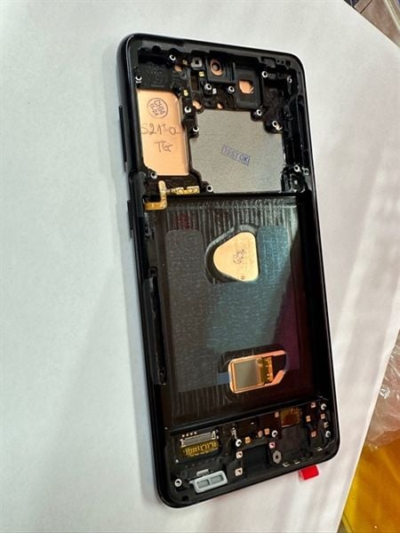 Màn Hình Samsung S21 Plus - 2ic/ Oled- Khung- Phôi To- Đen