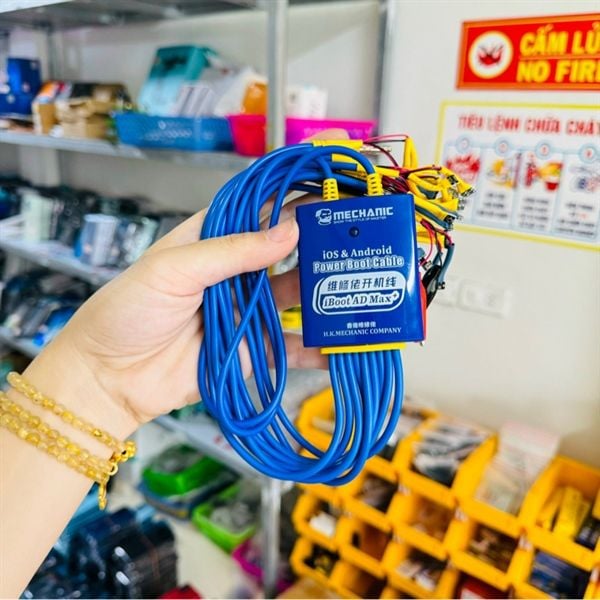 Dây Cấp Nguồn IPHONE & ANDROID - Mechanic IBook AD MAX DC - Chính Hãng full dòng IPhone - Android (IP 6G - 12PM + 16 đầu Android )