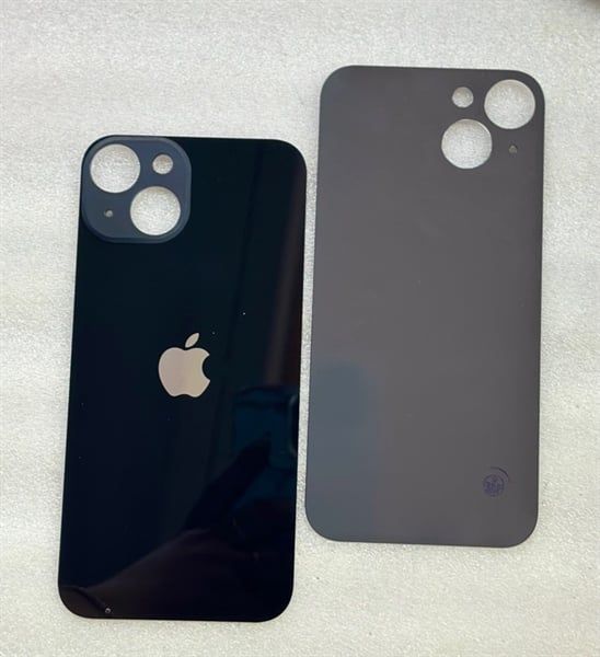 Lưng Iphone 14 Zin - Đen ( Cam To )