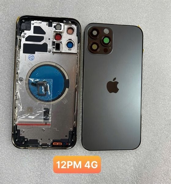 Vỏ Bộ Iphone 12 Pro max 4G Zin - Đen