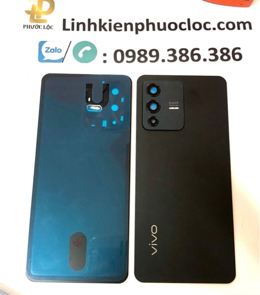 Lưng Vivo V23 5G/ Vivo S12 Đen ( có Kính Cam)