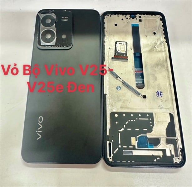 Vỏ Bộ Vivo V25 / V25e Đen Zin