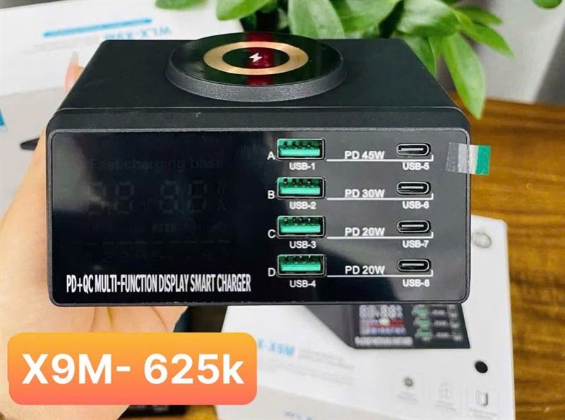 Bộ Sạc Nhanh X9M ( 8 Cổng )