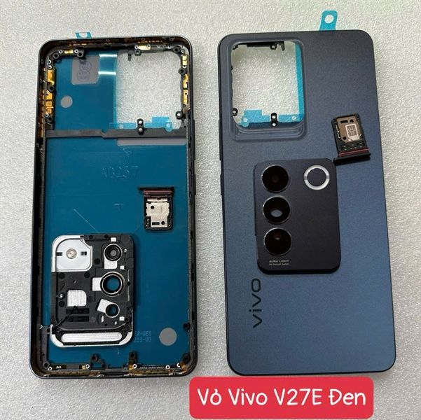 Vỏ Bộ Vivo V27E Đen ( Ko Sườn)