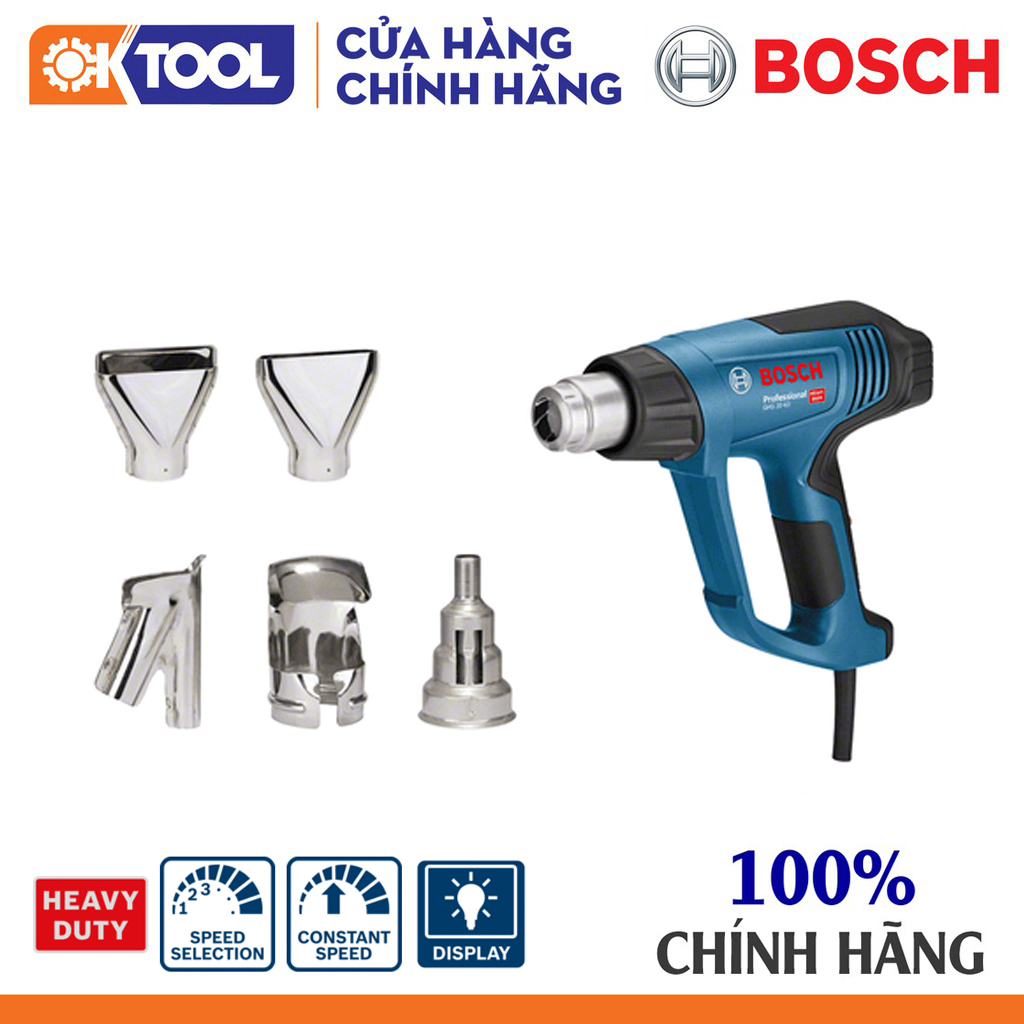 Máy thổi hơi nóng BOSCH GHG20-63 (2000W)