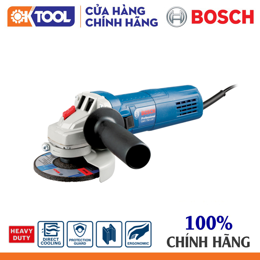 Máy mài BOSCH_GWS750-100 PK (100MM-750W)