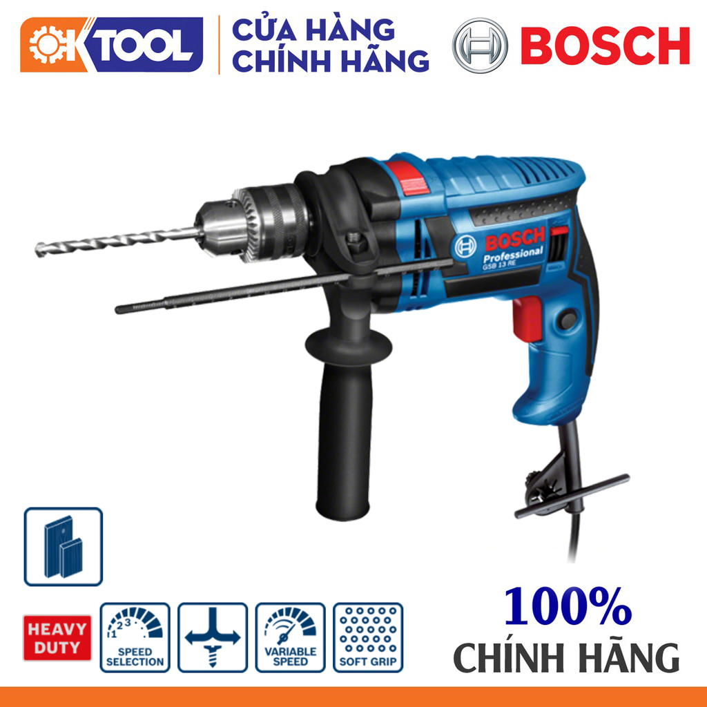 Máy khoan BOSCH GSB13RE (13MM-650W)