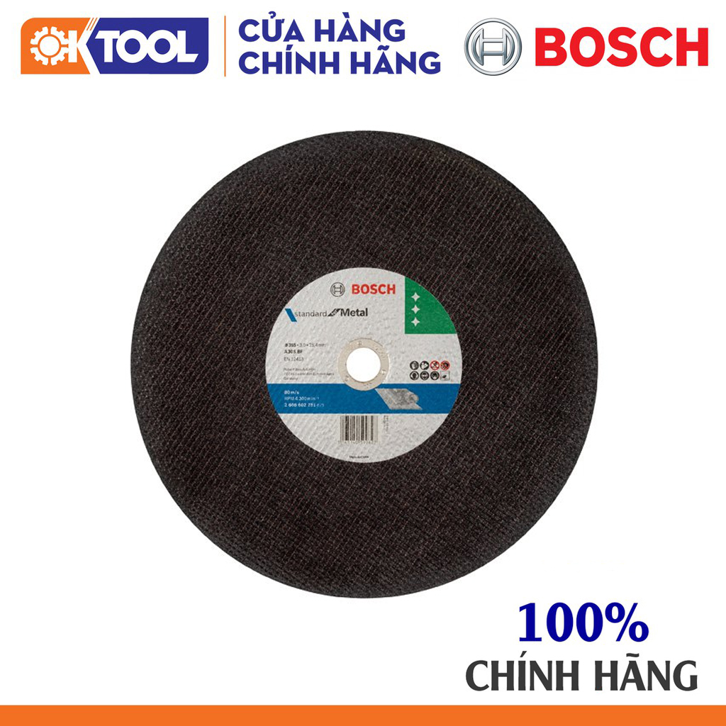 Đá cắt sắt BOSCH (355X3X25.4MM)