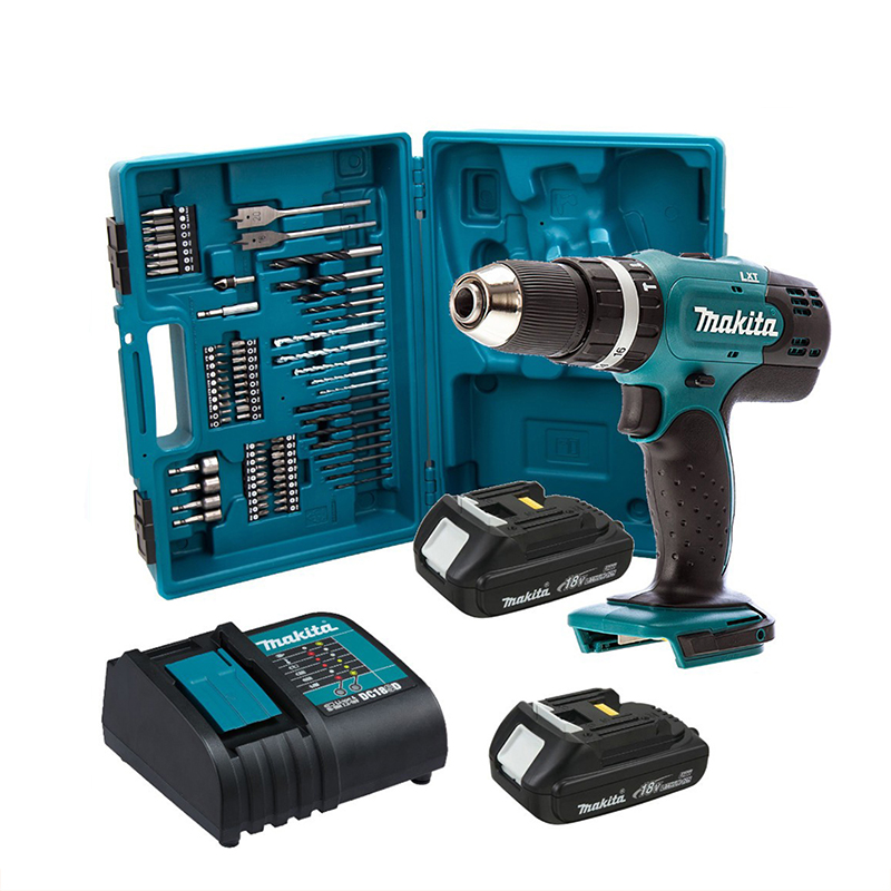 Máy khoan bắt vít MAKITA DHP453SYX1 - 10MM (18V*2 1.5AH)